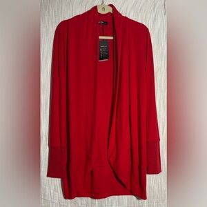 Elegant Red Women's Sweater CNFIO size L NWT